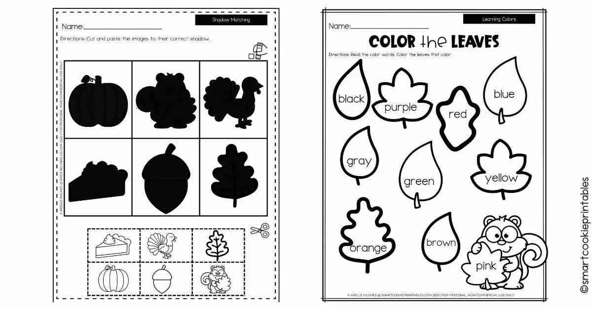 11-free-fall-printable-worksheet-activities-for-preschool-smart-cookie-printables for Free Printable Fall Worksheets For Preschoolers 11 Free Fall Printable Worksheet Activities For Preschool - Smart Cookie Printables for Free Printable Fall Worksheets For Preschoolers